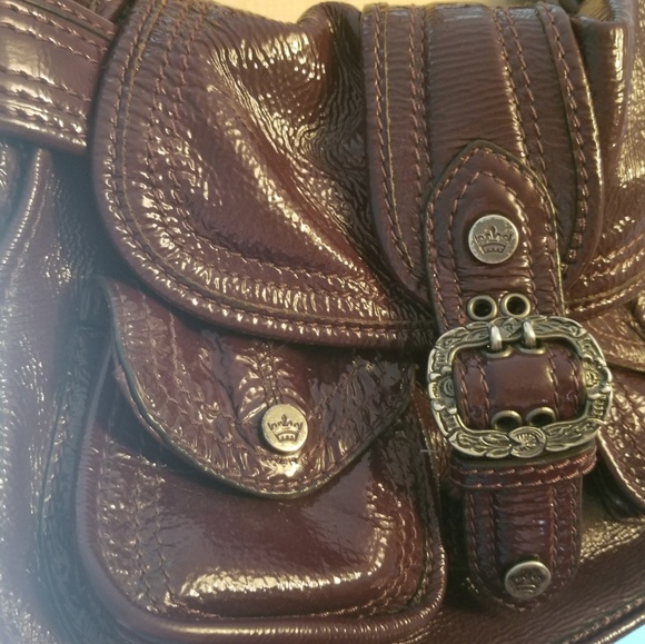 PURPLE Gianni Bini patent leather purse! - Picture 2 of 8